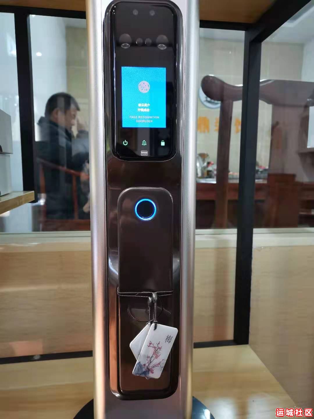 运城宝仕凯指纹锁银河一号带刷脸