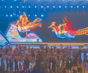 飞天秀《凤凰于飞》在运城盐湖景区璀璨启幕