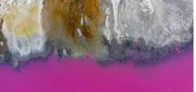 玫瑰红盐湖（摄影组图）