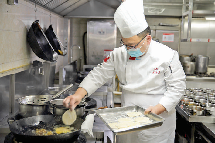 鸿祥粥饼屋原麦小油馍（饼）