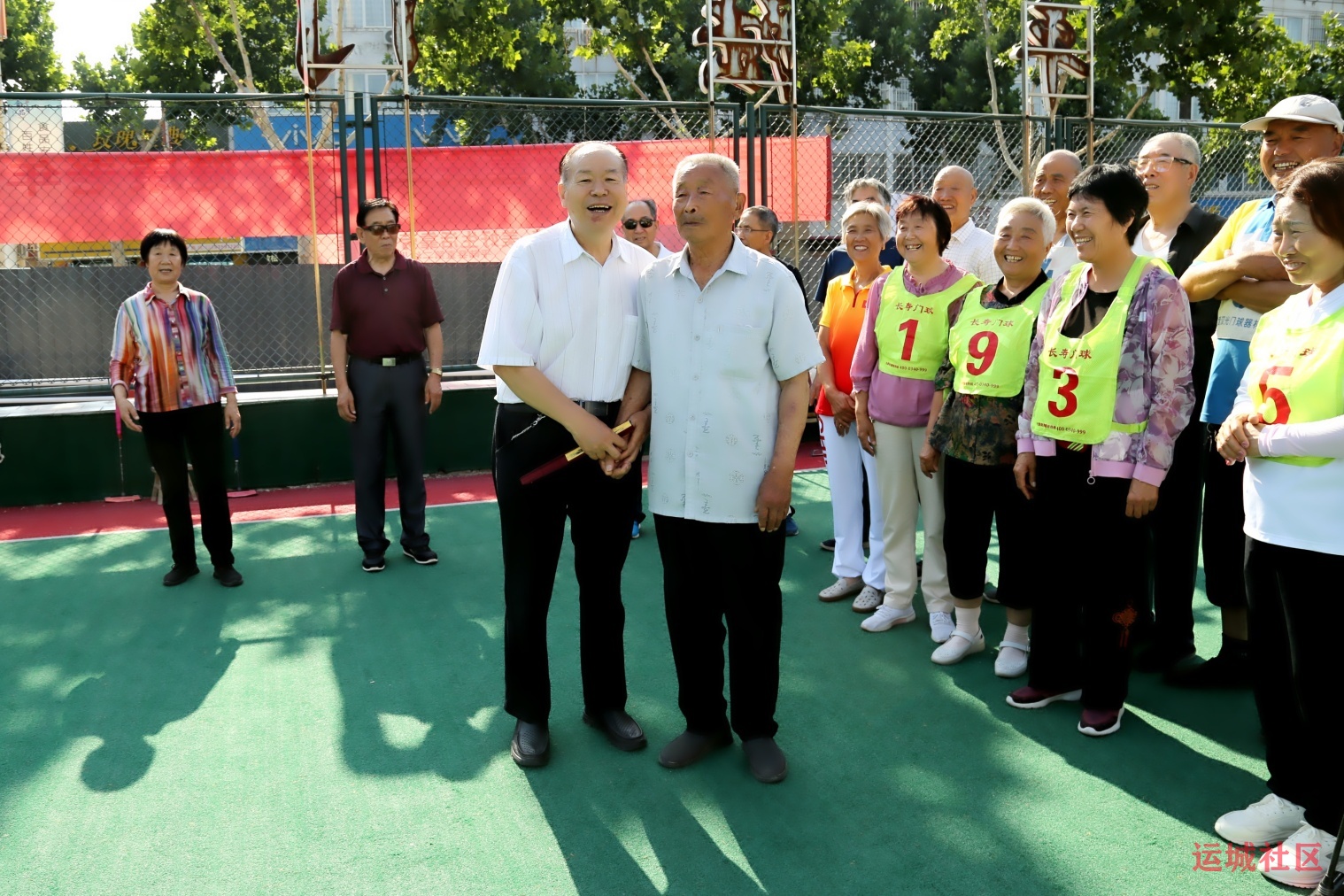 运城市老体协在平陆县调研老年体育工作