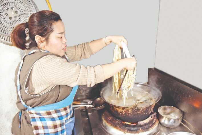 夏县传统美食粉浆饭