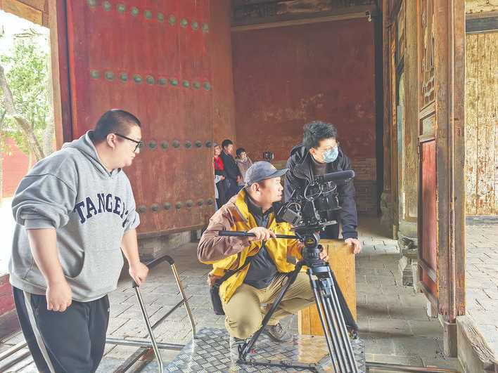 《颜真卿》剧组在解州关帝祖庙取景拍摄
