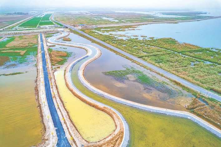 永济涑水河露新颜