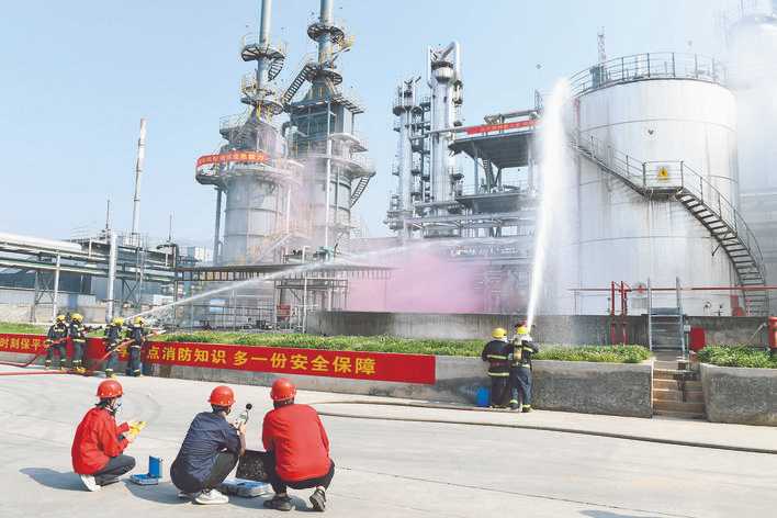 稷山县2023年危险化学品生产安全事故应急演练在永东化工公司举行