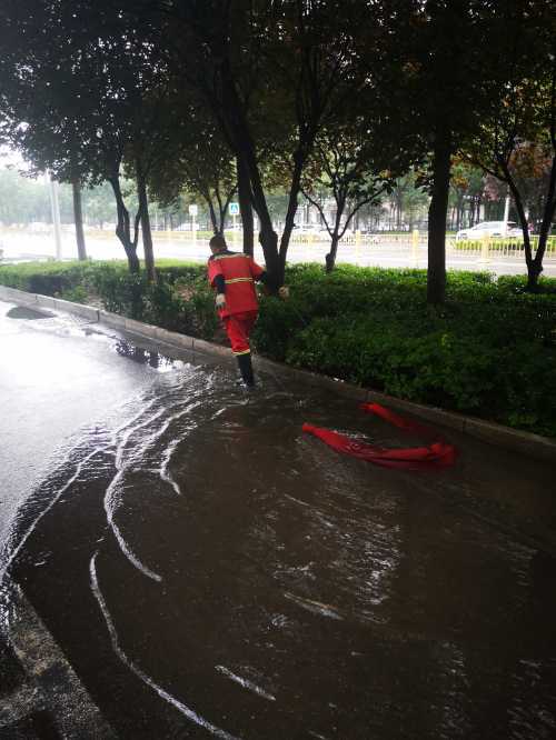 建议解决龙磐水郡晋欧学校前道路积水问题