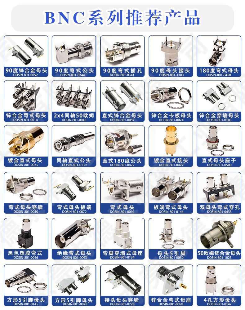 BNC连接器生产厂家_德索连接器