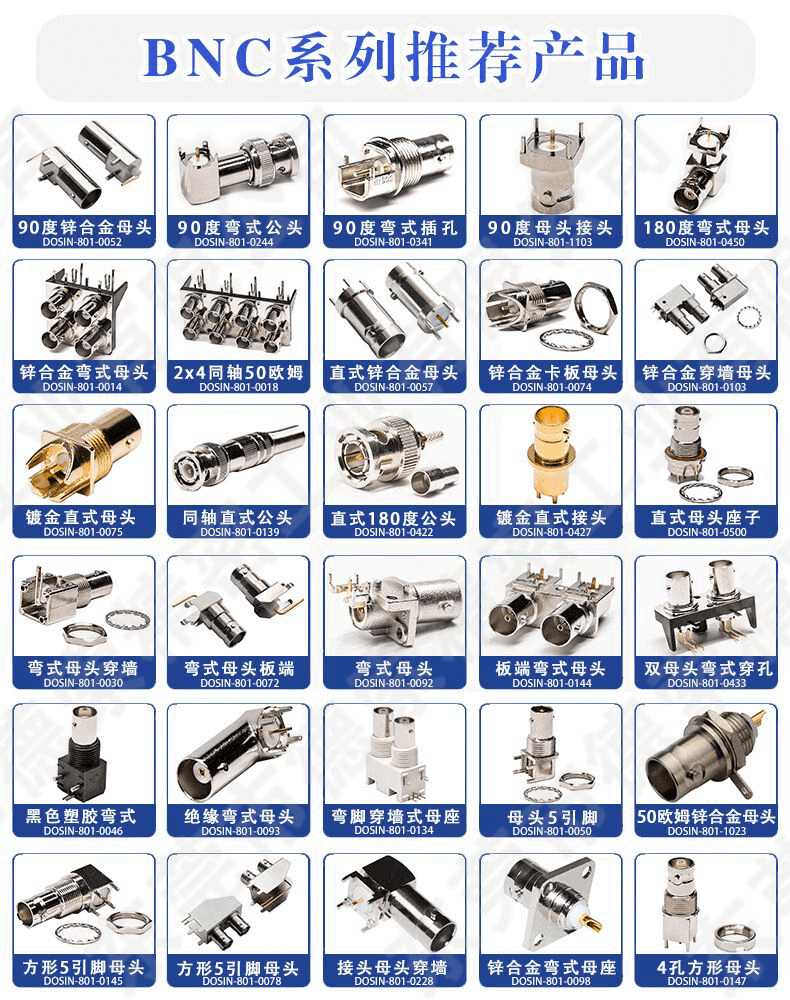 BNC公头制造商好不好_德索连接器