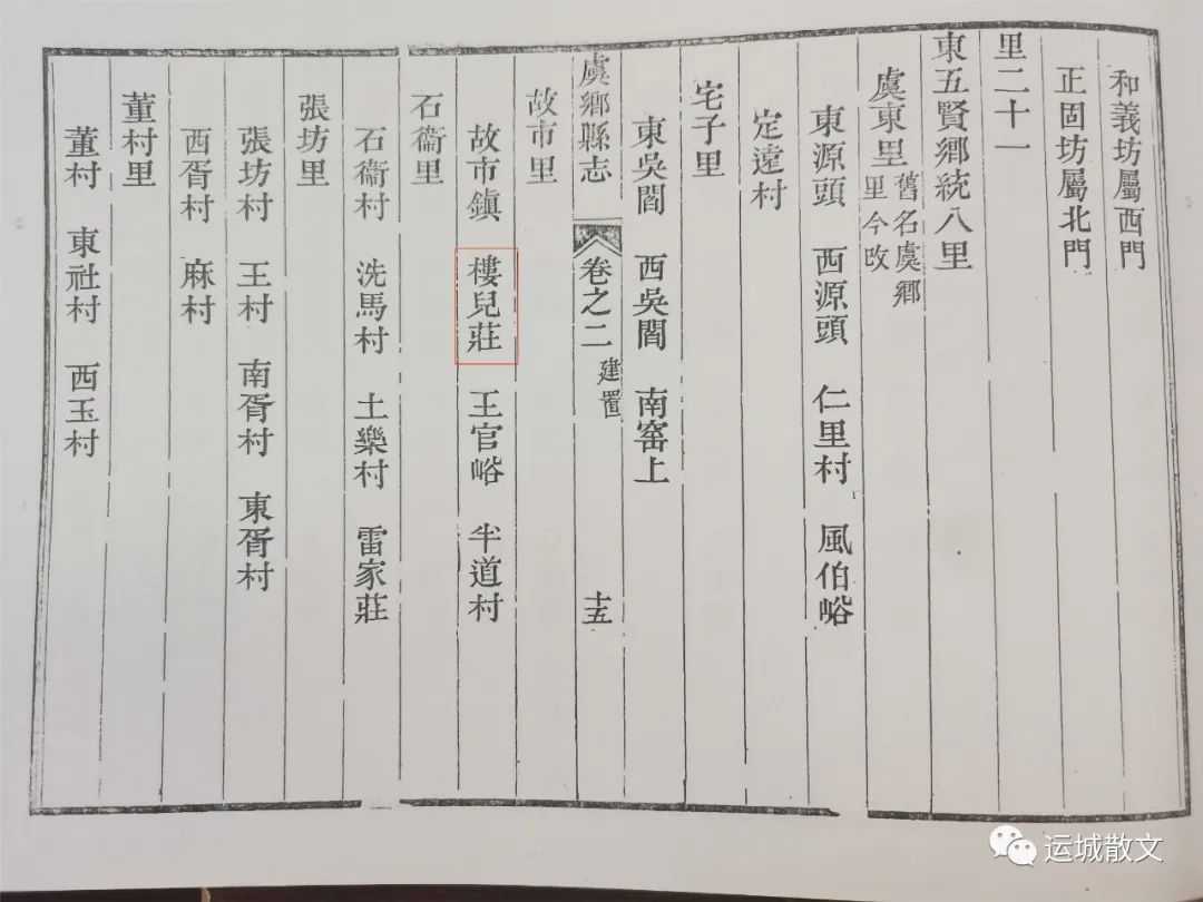 我那遥远的楼儿庄  散文  傅晋宏