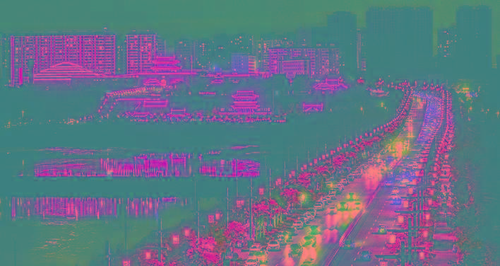 解放南路跨湖段