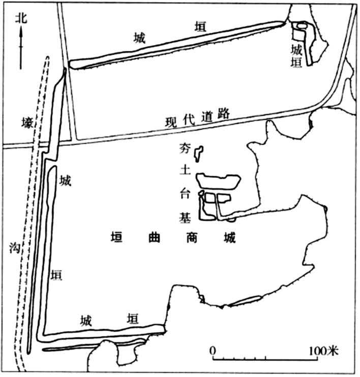 黄河北岸的垣曲商城早期遗址