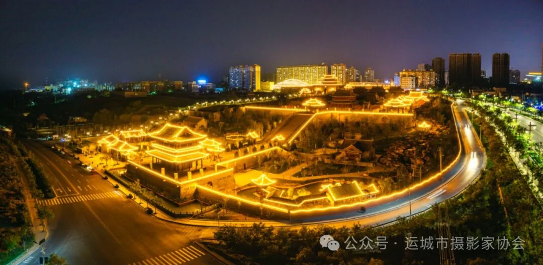 池神庙夜景（组照）_河东影像