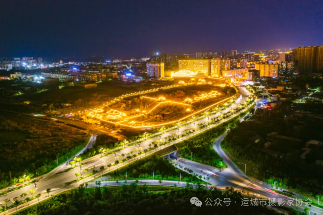 池神庙夜景（组照）_河东影像