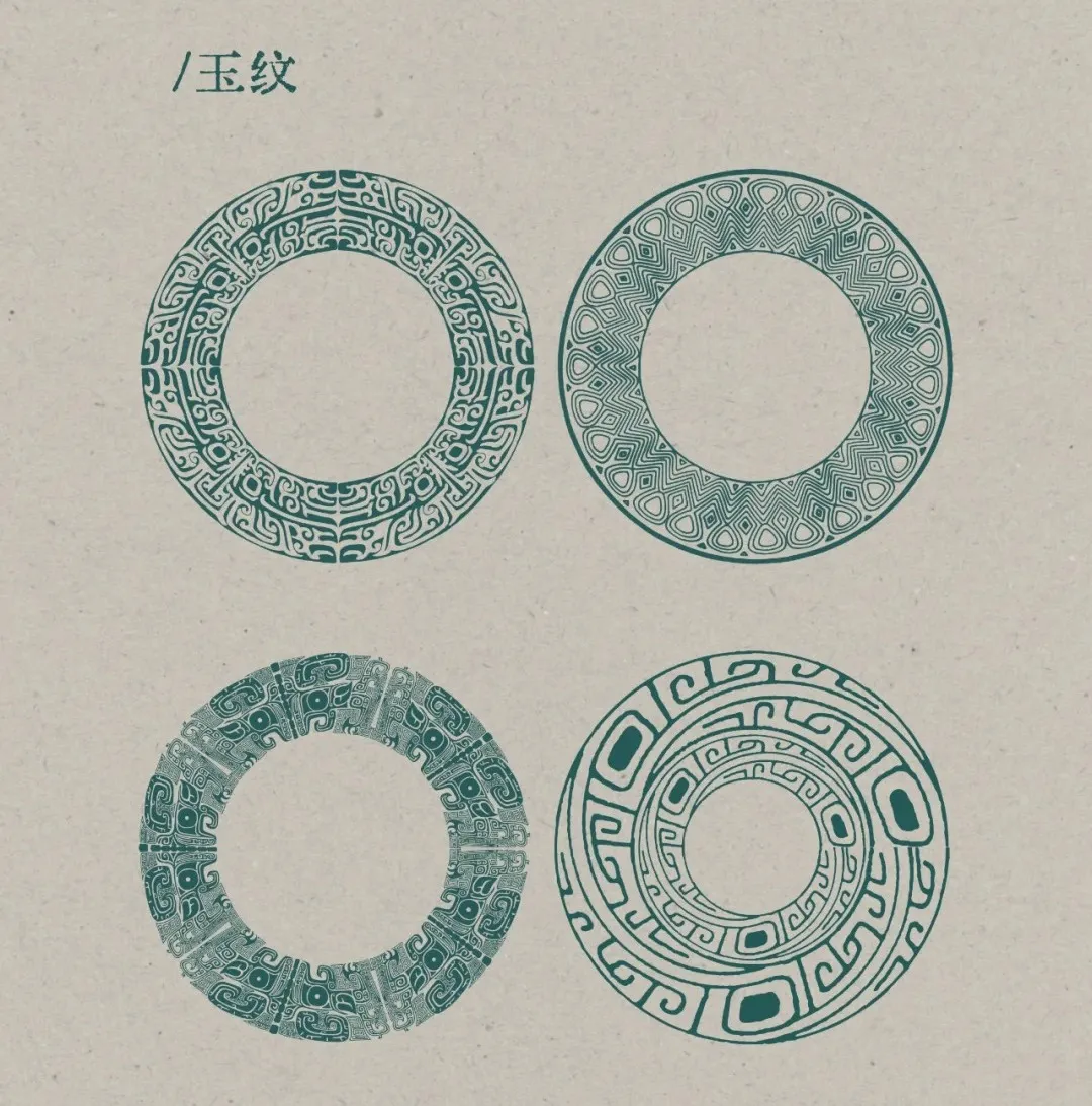 青铜器纹样  玉纹