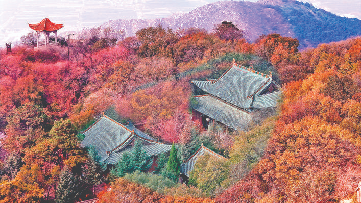 万山红遍_运城风景