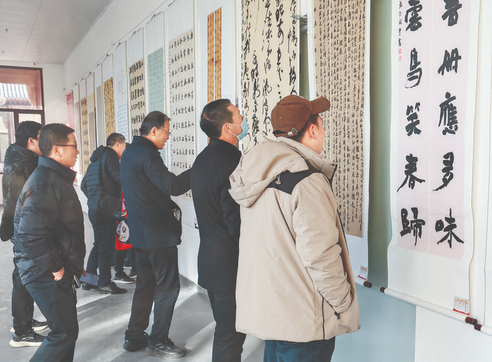 万荣美术馆举办第十三届书法篆刻展