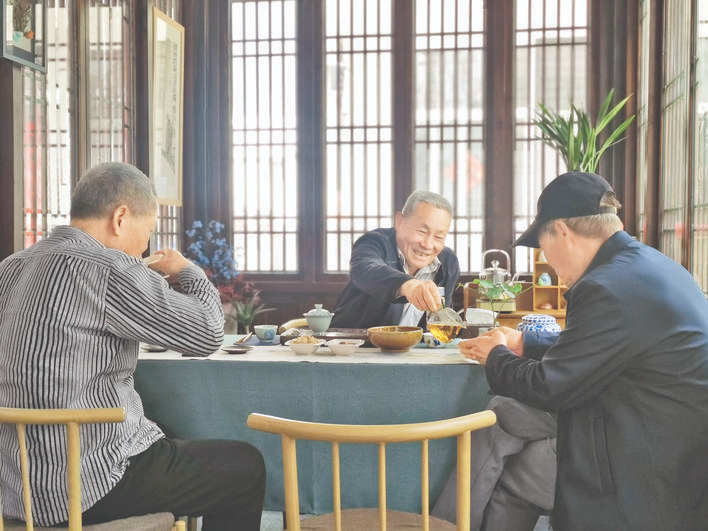 曹张村的慢生活从一杯茶开始