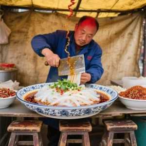 万荣凉粉故乡情_河东陈记获奖征文_解国栋