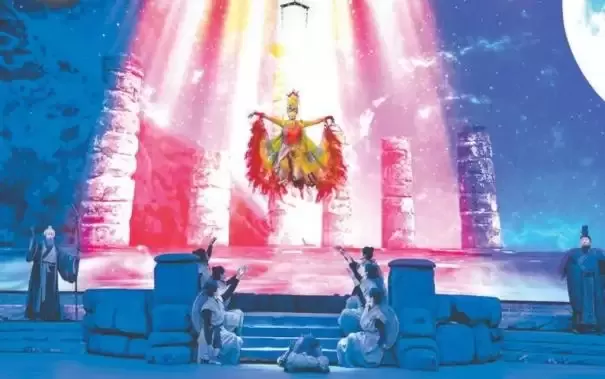 《稷颂》实景剧上演 再现后稷农耕传奇