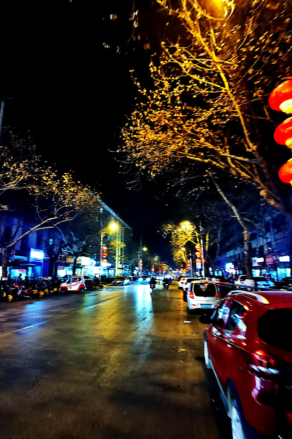 古虞平陆县城夜色